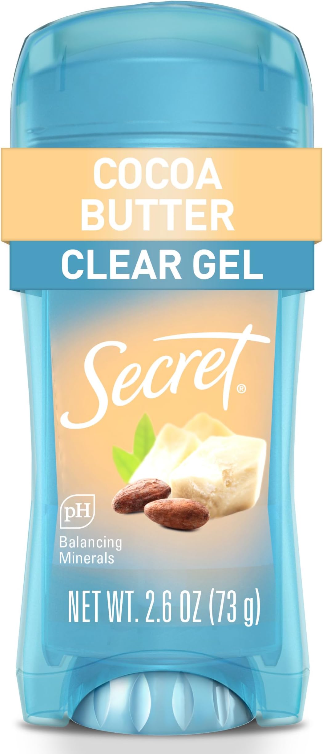 Scent Expressions Crystal Clear Gel Antiperspirant & Deodorant-Coco Butter Kiss-2.7 oz