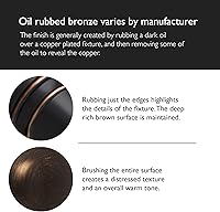 Vista 3 de Eden - Grifo de barra de 2 manijas en bronce aceitado