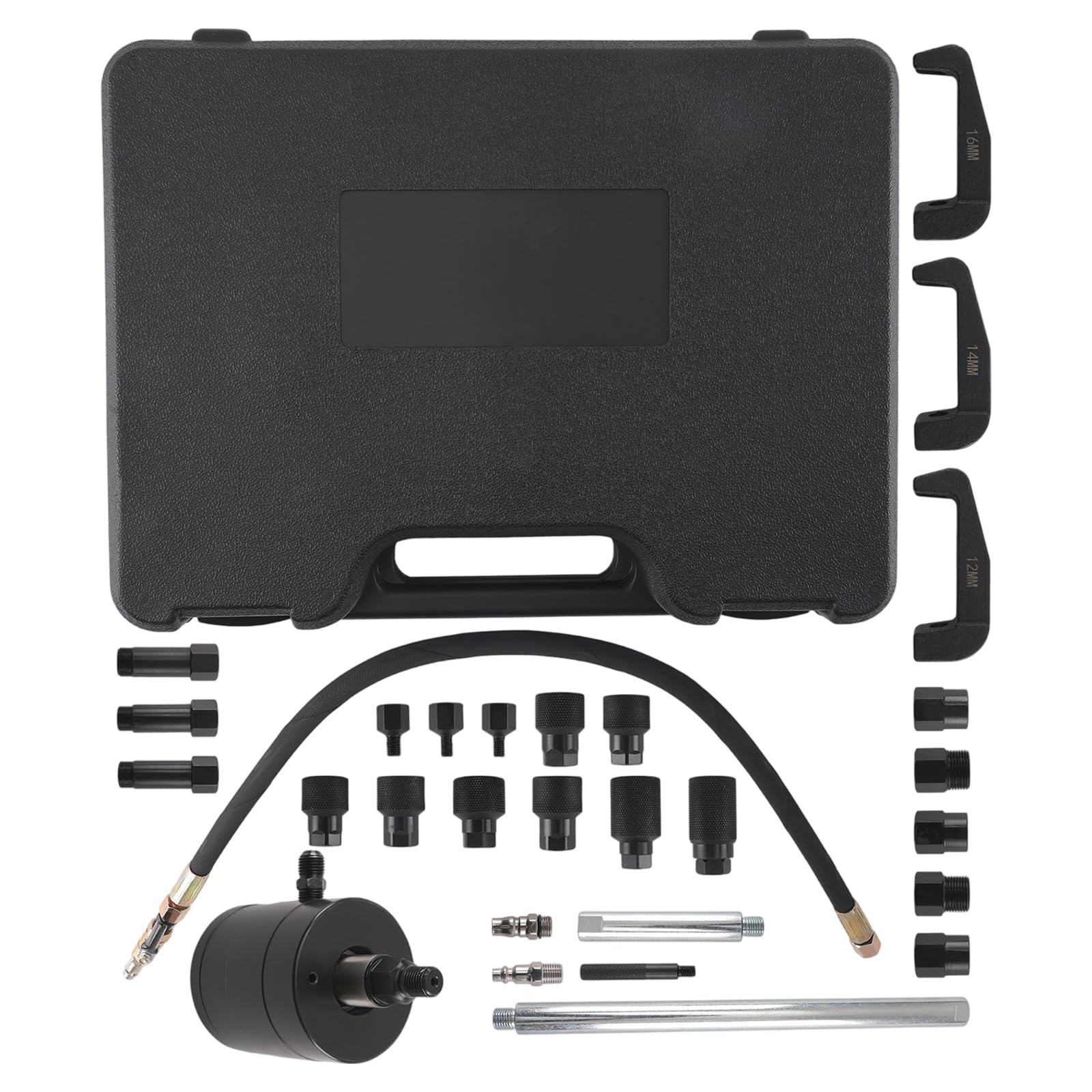 maXpeedingrods Herramienta de extracción de inyectores diésel | inyectores de aire comprimido neumáticos, extractores de inyectores, extractor de inyectores, 19 adaptadores