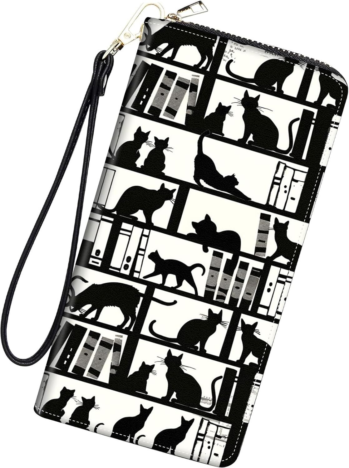 Qindaiwen Women Wallets Large Capacity Clutch Purse for Men