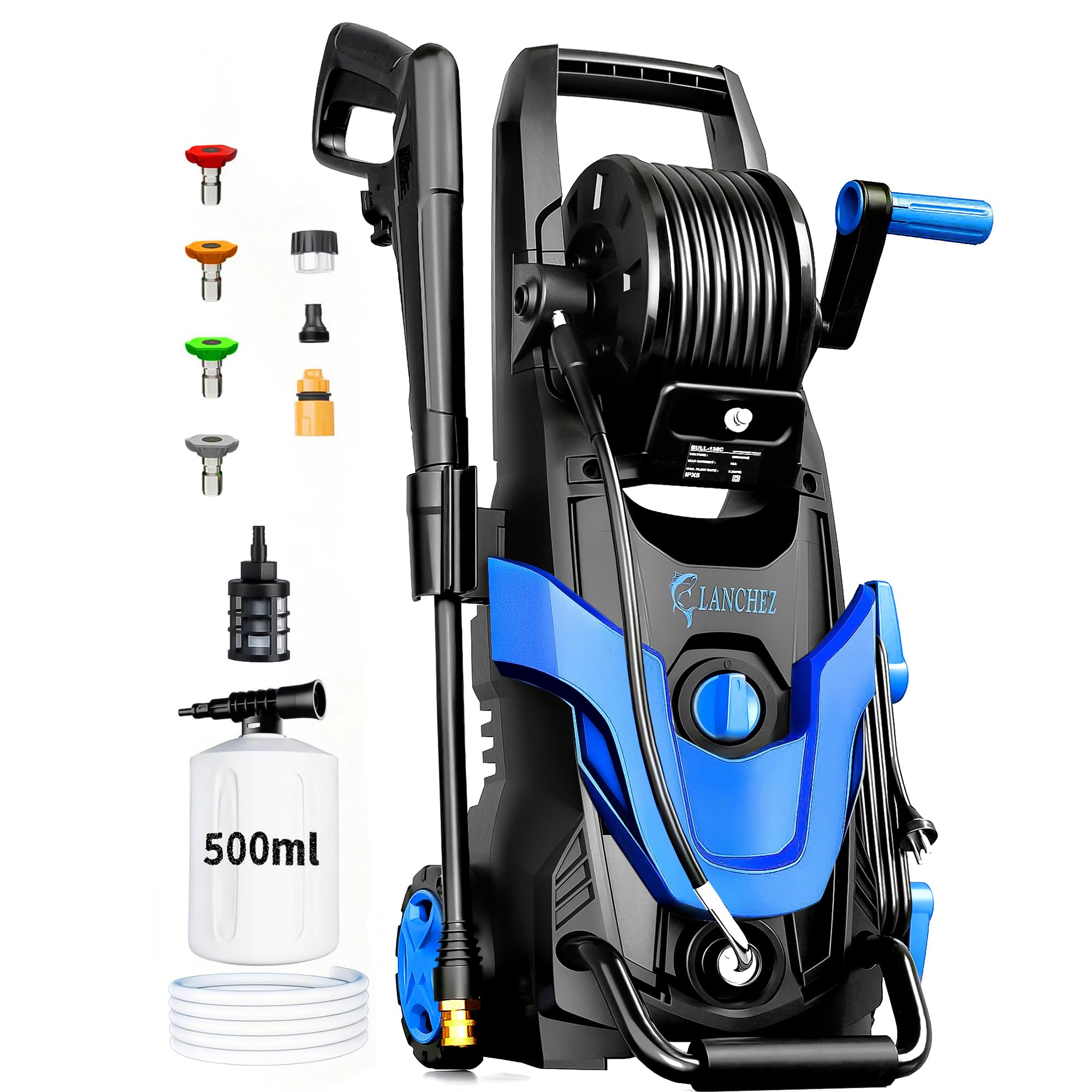 LANCHEZ Pressure Washer Blue