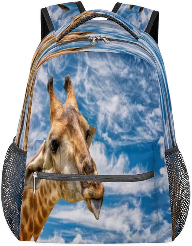 Mochila de girafa para mulheres e homens, mochila de viagem para laptop, impermeável, mochila diária de céu animal com vários bolsos, mochila casual para escola, acampamento, caminhada, trabalho, Multicor, Medium, Mochilas Daypack em oferta na Shopee Mochila de girafa para mulheres e homens, mochila de viagem para laptop, impermeável, mochila diária de céu animal com vários bolsos, mochila casual para escola, acampamento, caminhada, trabalho, Multicor, Medium, Mochilas Daypack em oferta na Shopee
