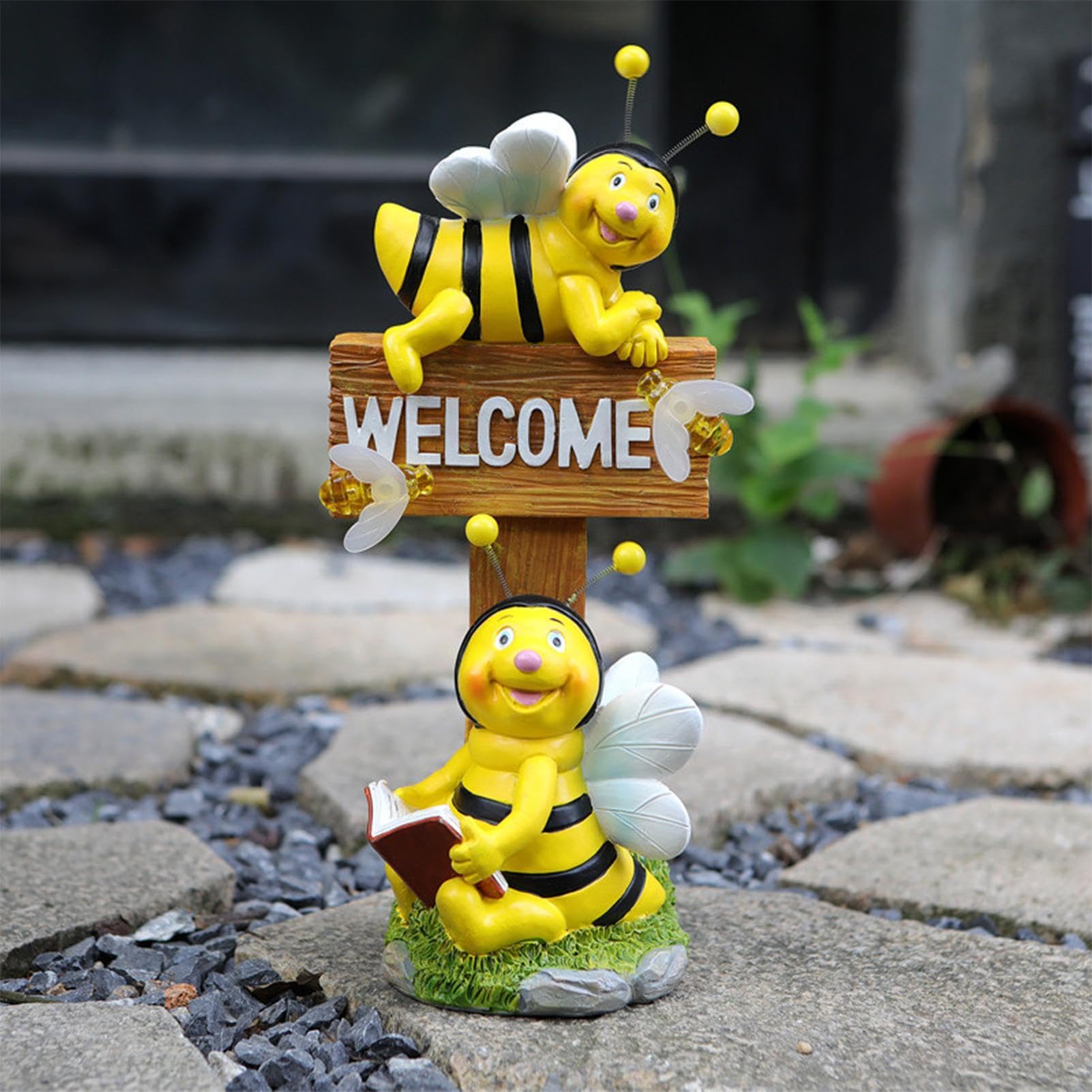 Figura Luminosa De para Exterior Estatua Solar Decorativa Jardín Adorable