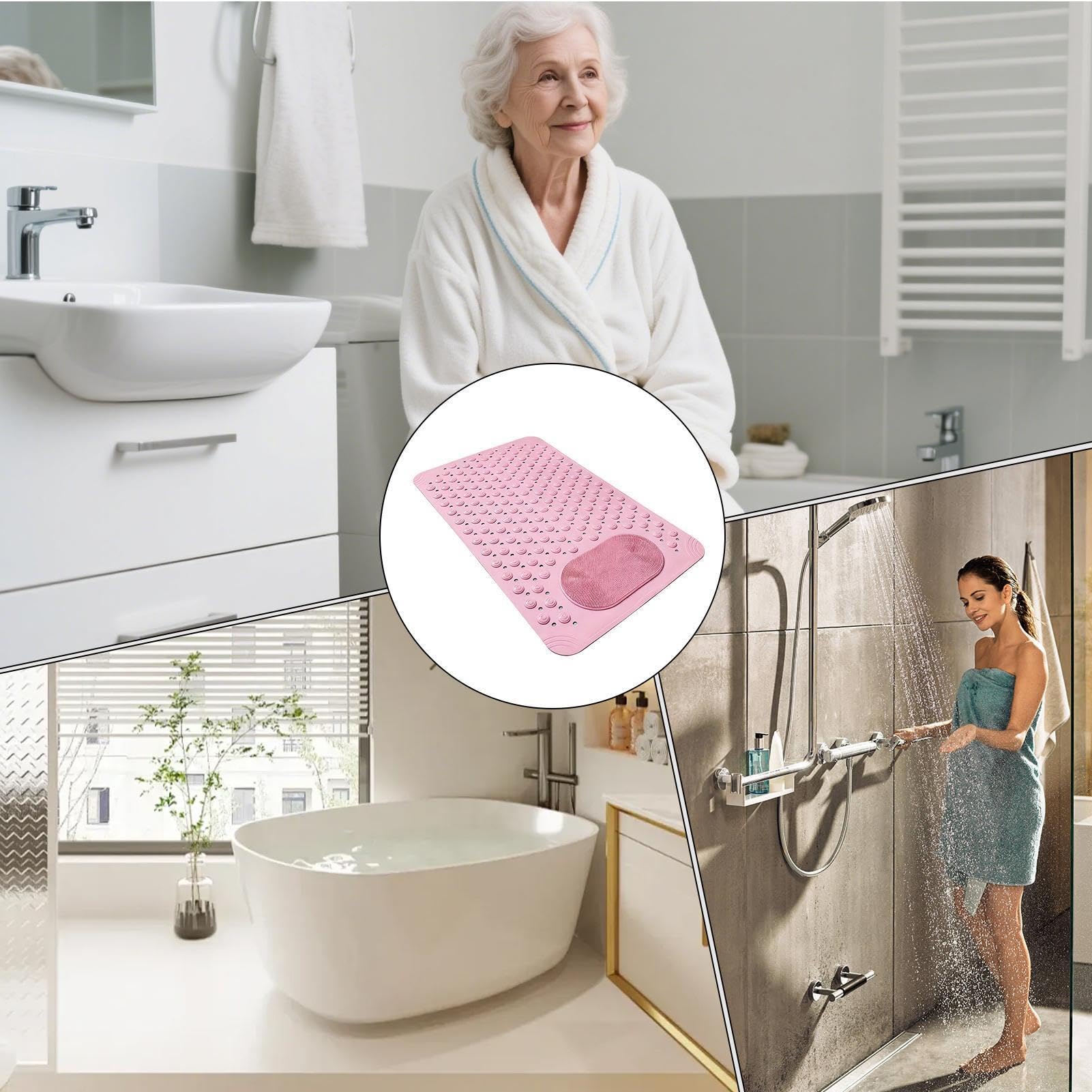 Tappetino da Bagno Asciugatura Rapida | Tappetino Doccia per Interno per Casa, Appartamento, Camper, Palestra, Ospedale, Asilo