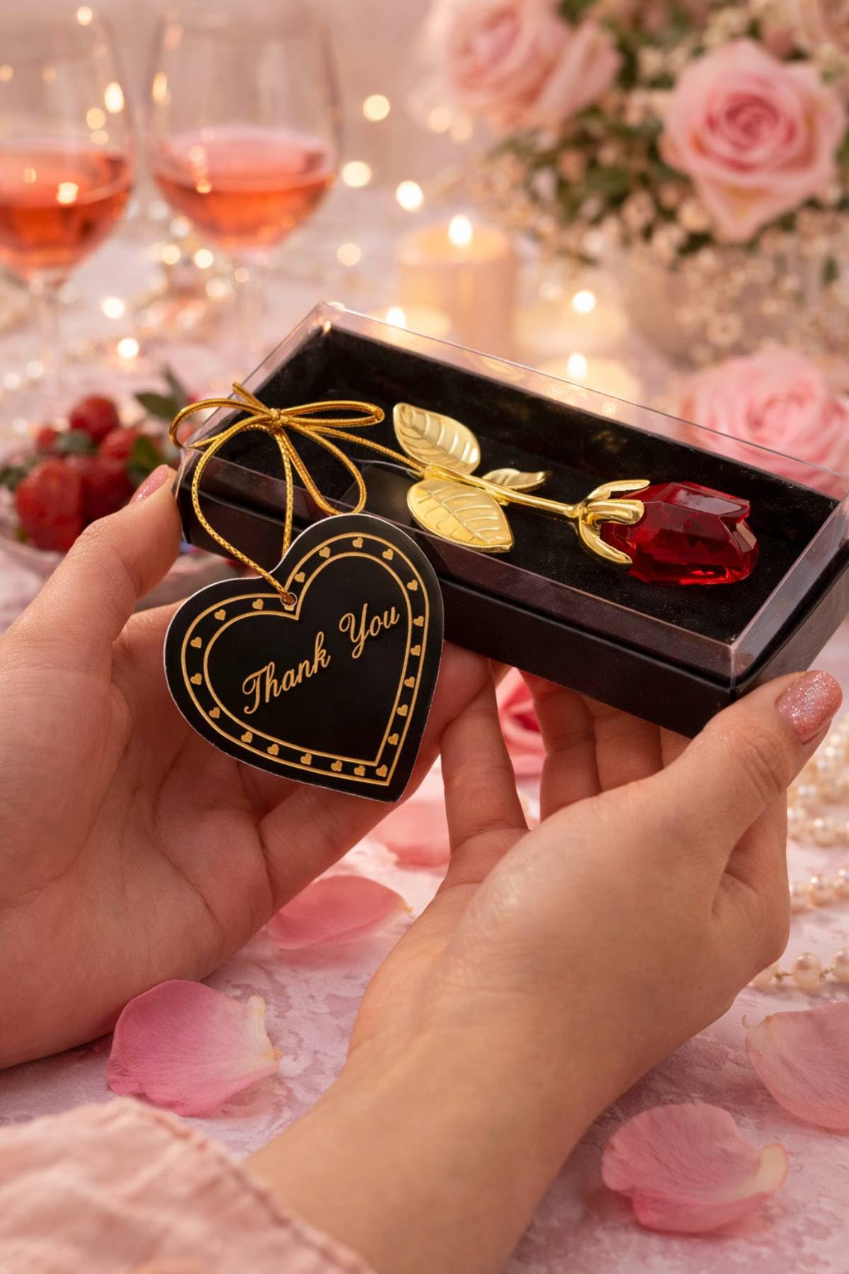 Buy YUPPIN Valentine's Day Crystal Rose Gift with Premium Box