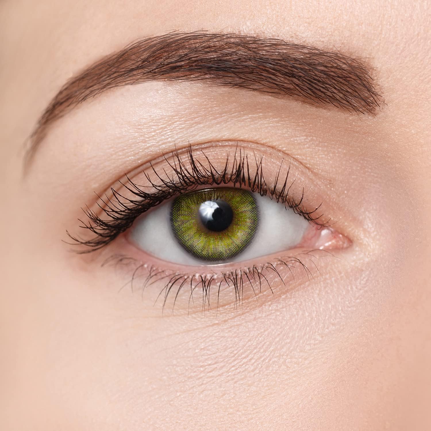 SUUM co. Lentes de contacto de color - Lentes de Contacto de Color - Lentillas de Color sin Graduación, Lentes Mensuales de 30 Días - Color Verde - Eyecolors Contact Lenses (Verde)