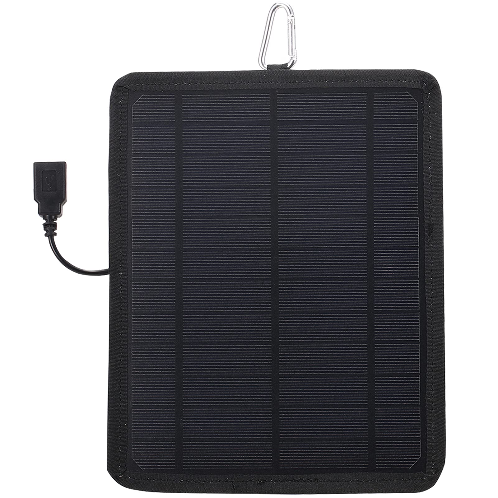 5.3W 6V Solar Panel Monocrystalline Silicon Solar Cell with USB Poat DIY Waterproof Camping Portable Power Solar Panel Compatible for Power Bank Mobile Phone-image-45