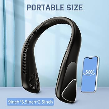 Amazon.com: Neck Fan, Bladeless Neck Fan with 5000mAh Rechargeable