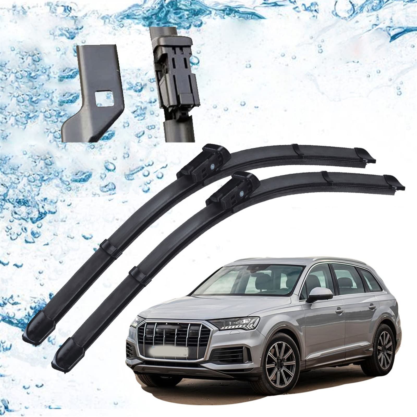 Balais d'essuie-glace Audi Q7 4M pare-brise avant brosses cutter durables