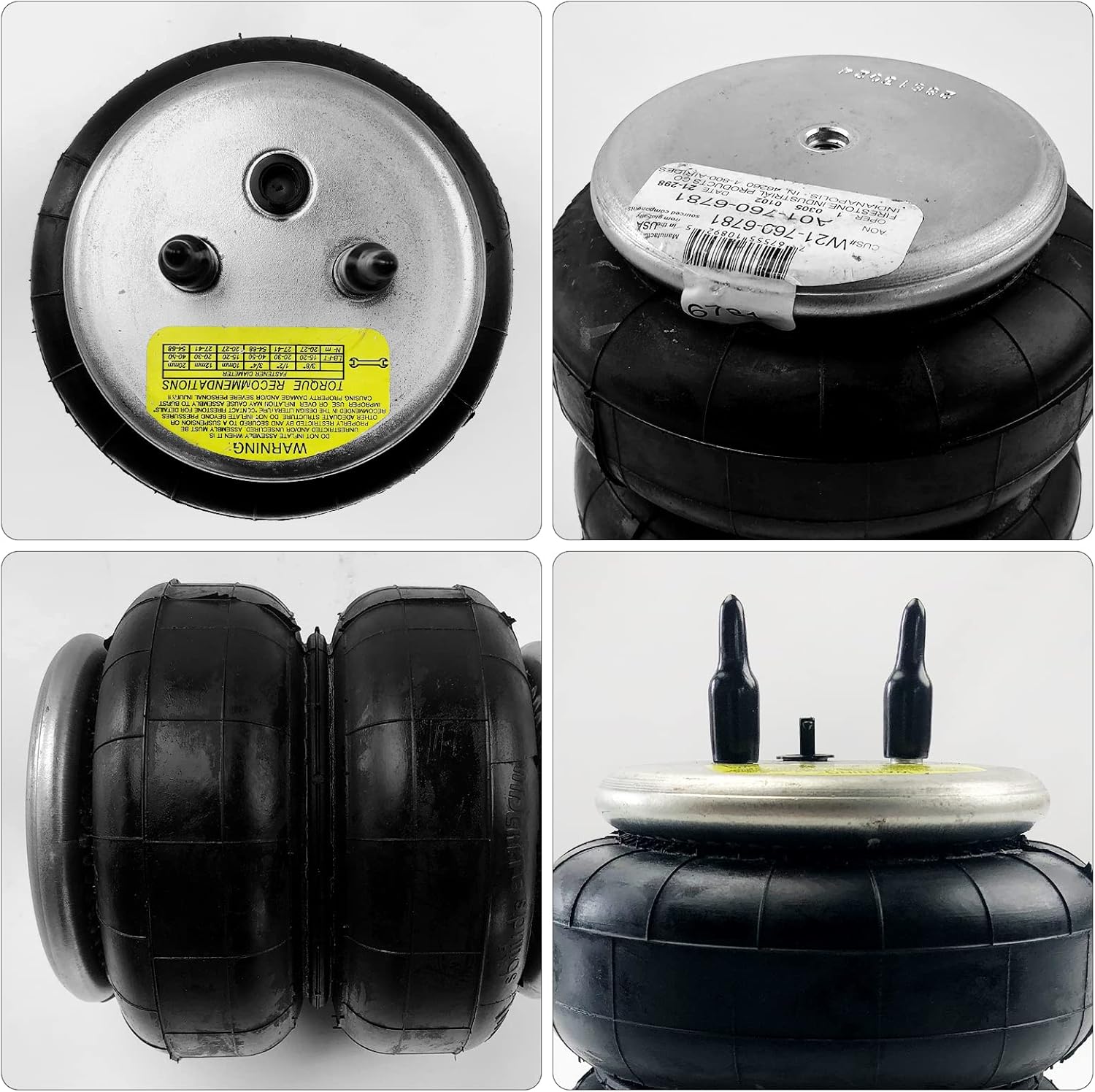 Air Spring Bag Suspension Kit Compatible with 2015-2025 Ford F-150 2WD / 4WD OEM Replace Firestone 2582 W217602582, up to 5,000 lbs of Load Leveling Capacity