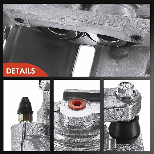 Miniatura 7 de A-Premium Conjunto de pinza de freno de disco con soporte compatible con modelos Ford seleccionados - Para Mustang, 1999 2000 2001 2002, 3.8L 4.6L -