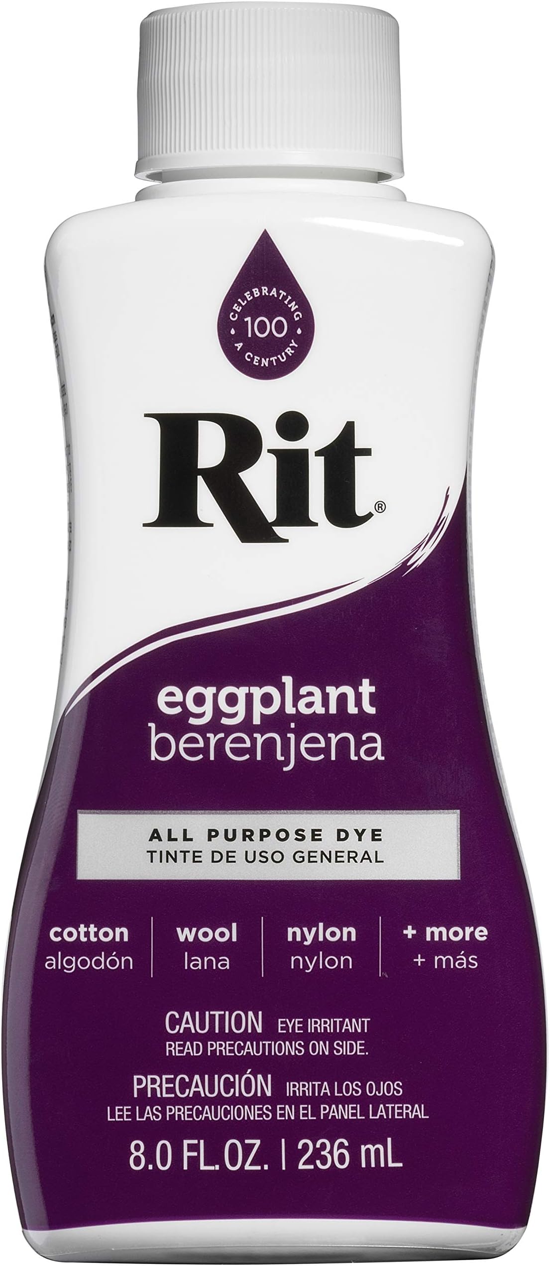 Rit Dye Liquid 8 Fluid oz Eggplant