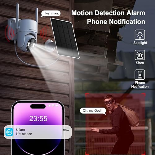 Miniatura 7 de No hay cámara de seguridad WIFI, no necesita Internet, cámara de seguridad celular 4G LTE inalámbrica para exteriores, cámara celular con tarjeta