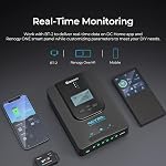 Renogy 40A 12V/24V MPPT Solar Charge Controller , RS485 Port, Solar Panel Charging Detector with Auto Parameter Adjustable & LCD Display for Gel Sealed Flooded & Lithium Battery