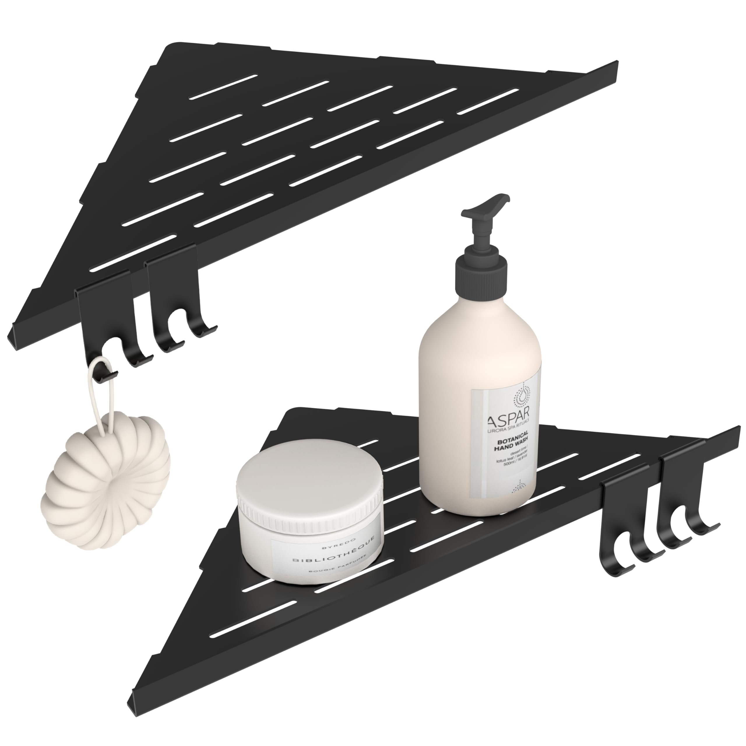 WZKALY Corner Shower Shelf 10 304 Stainless Steel Corner Shelf 2 Pack Grout in Bathroom Shelves for Tiled