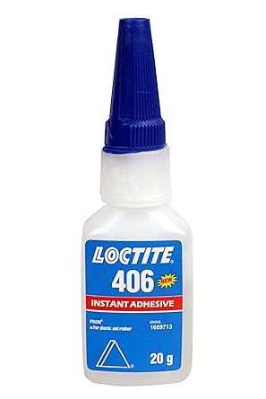 LOCTITE 406 instant adhesive | Rapid bonding of plastics and rubbers | Makes O-Rings Instantly | 20 g