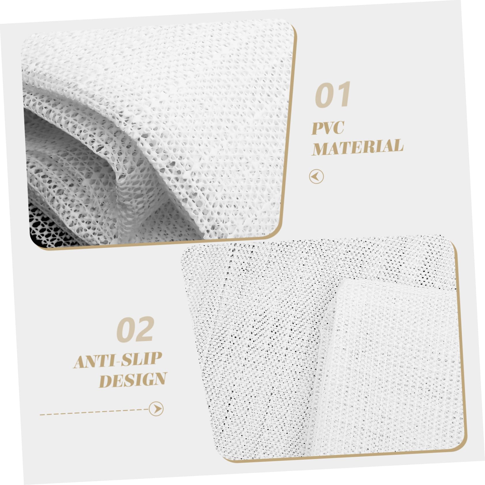 LIFKOME Tapis Antidérapant Découpable Coussin De Sol Résistant pour Salon Chambre Cuisine Et Bureau Utilisation Et Pratique