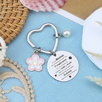 Portachiavi Per Nonna - Regalo Personalizzato Con Incisione | Idea Per Compleanno O Festa Dei Nonni - Foto 6