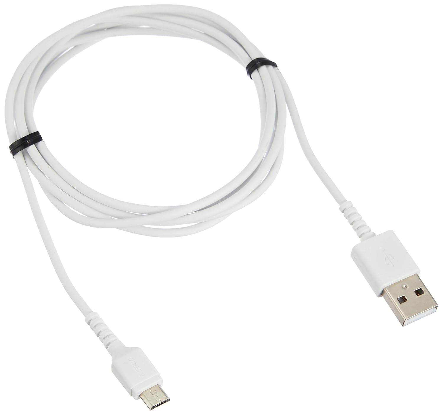 バッファロー Buffalo BSMPCMB115WH USB microB Cable, Slim 1.5m, White