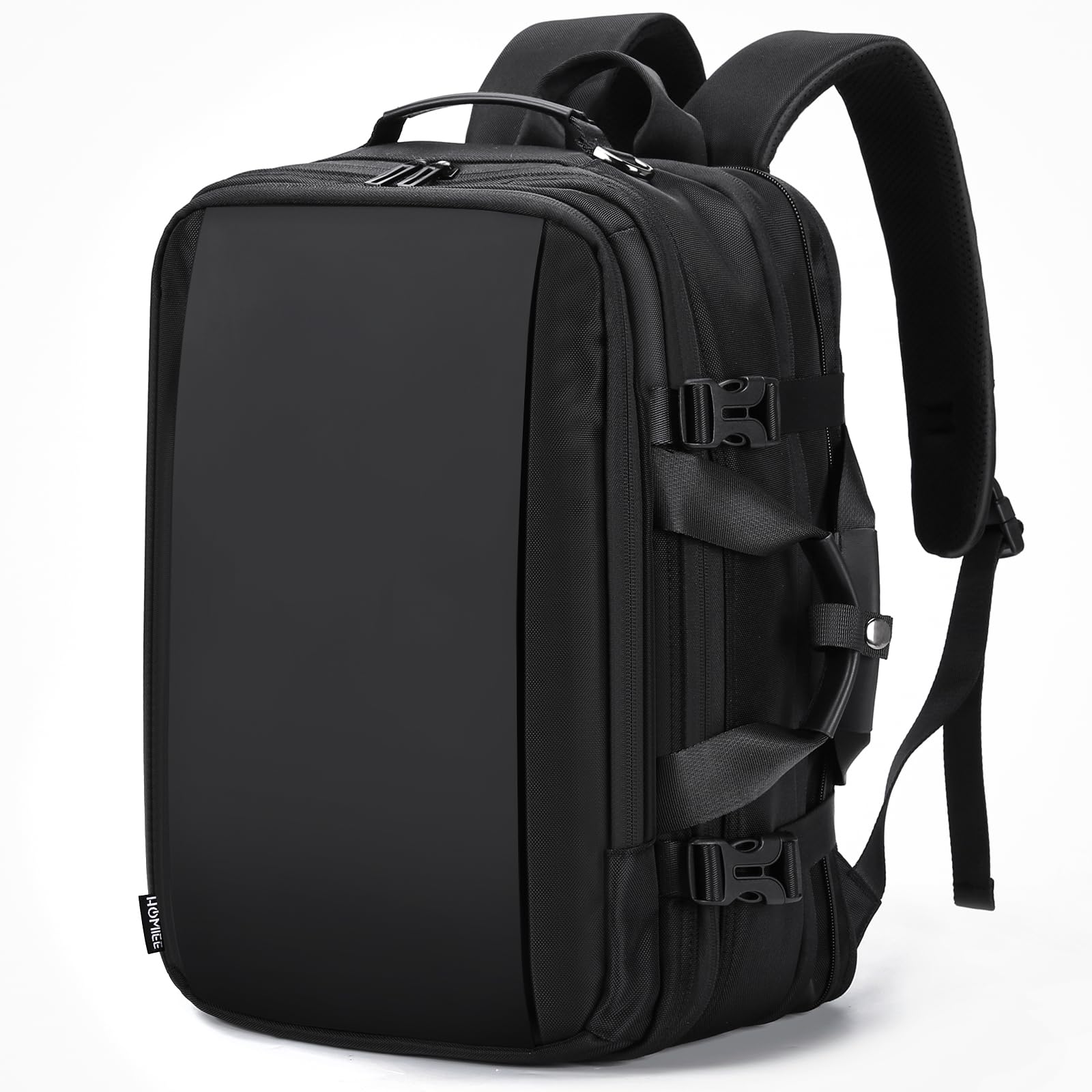 HOMIEE Zaino Uomo Zaino Porta PC 3 in 1 Zaini da Viaggio Estendibile Antifurto Zainetto Laptop 15.6 Pollici Impermeabile Zaini Borse Uomo Lavoro Valigia Bagaglio a Mano Tracolla Borsa