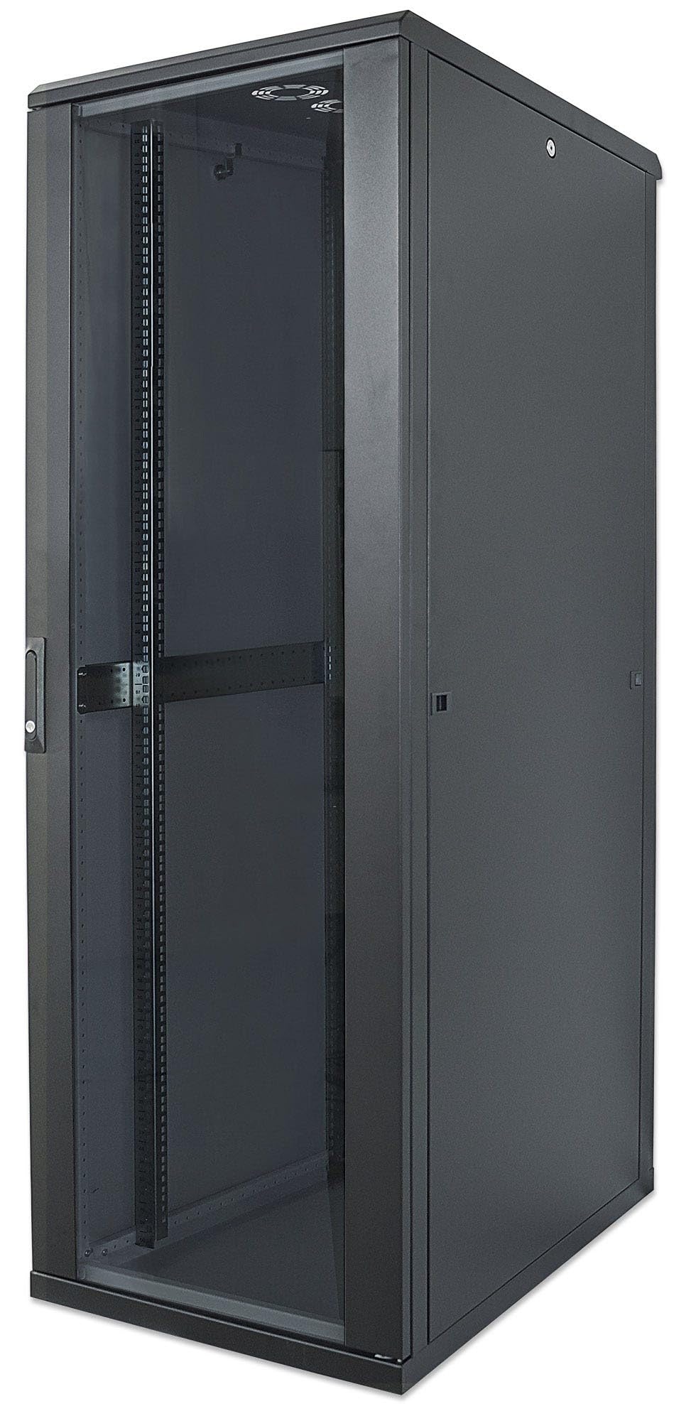 Intellinet 713504 - Armadio di rete da 48,26 cm, 36 HE 1728 (H) x 600 (L) x 600 (P) mm, classe di protezione IP20, montato nero