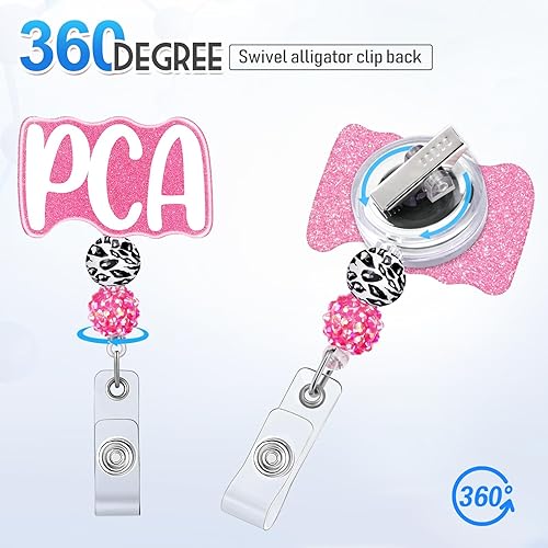 Miniatura 3 de Plifal PCA - Soporte retráctil para carrete con clip de identificación para enfermera, enfermería, tarjeta de identificación, linda asistente de