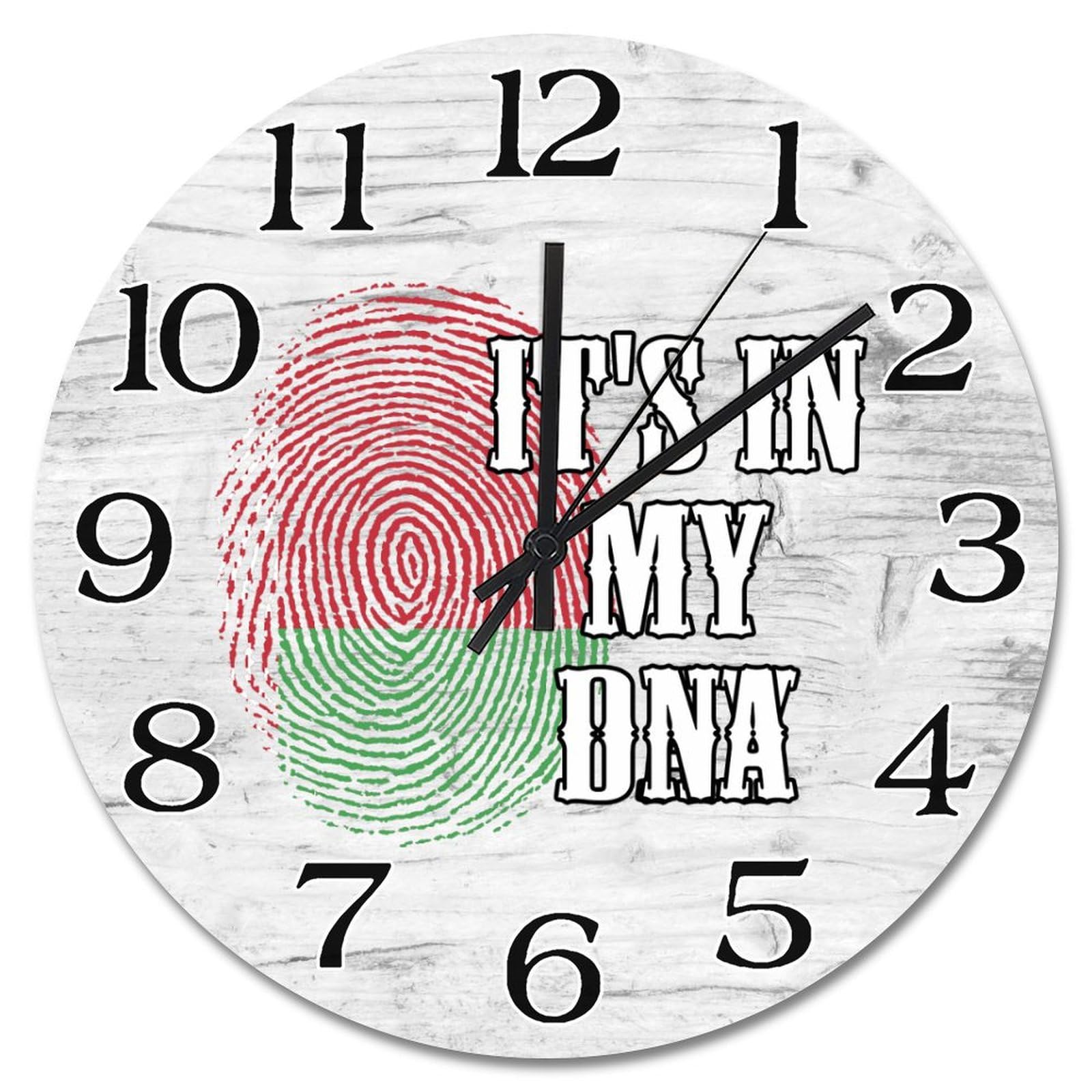 Horloge murale drapeau Biélorussie idée cadeau déco pour salon et proche