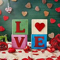 Vista 2 de Bright Creations Bloques de madera para manualidades, cuadrados de madera para manualidades, bloques de madera en blanco para pintar y tallar, 4 x 4