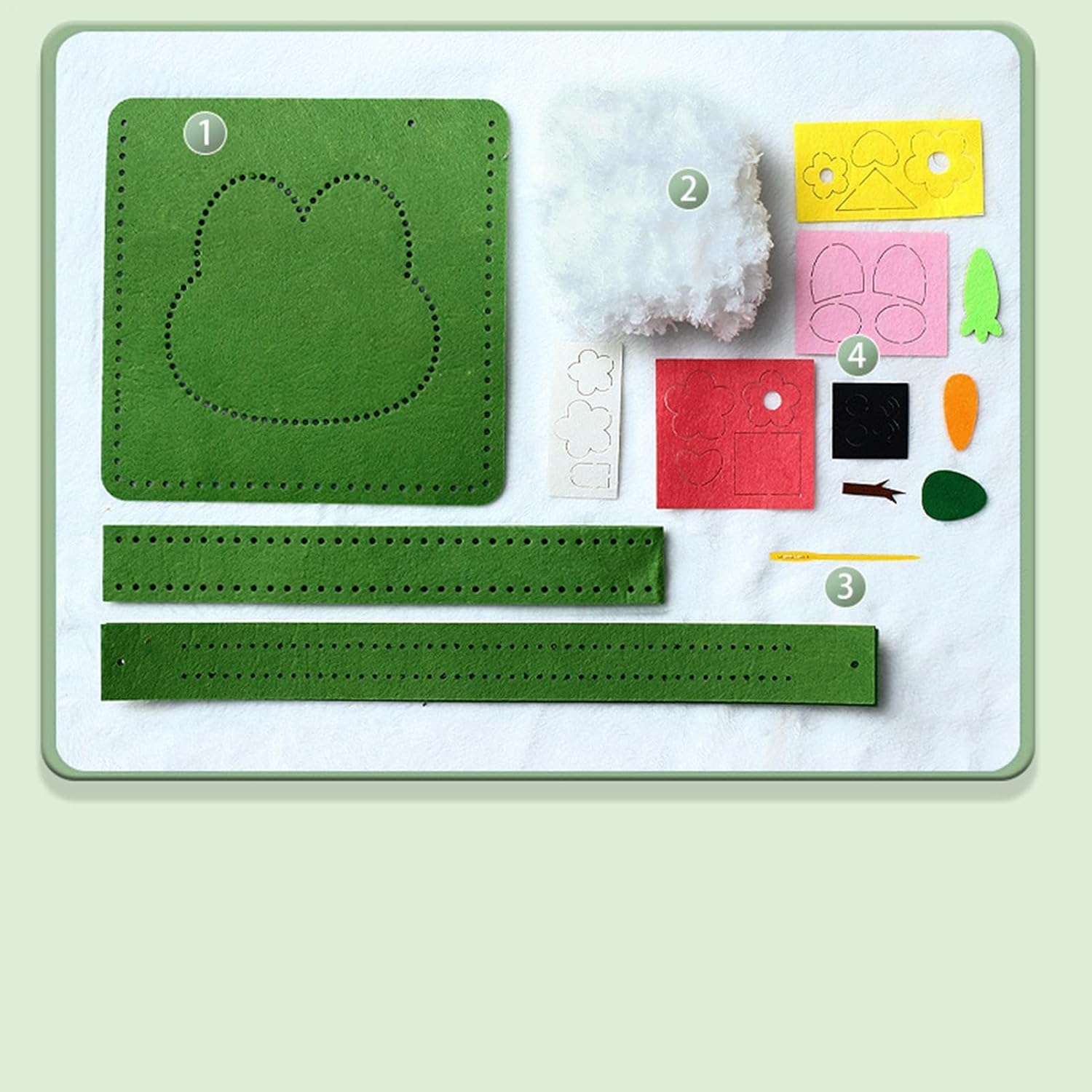 Lovely Tote - Handmade Shopping | Non Woven Tote Bag, Craft Kit For Storage Sewing Nursery School Summer Classroom Preschool