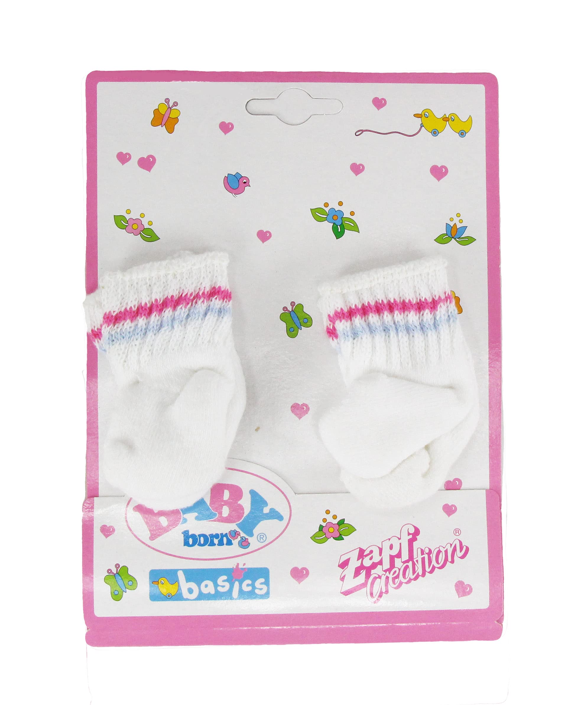 BabyBorn Zapf Creation - Toy Doll Accessory White Socks