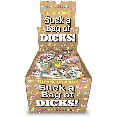 Candy Prints Suck A Bag Of Dicks Assorted Flavors