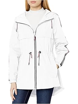 tommy hilfiger zip tape contrast hoodie