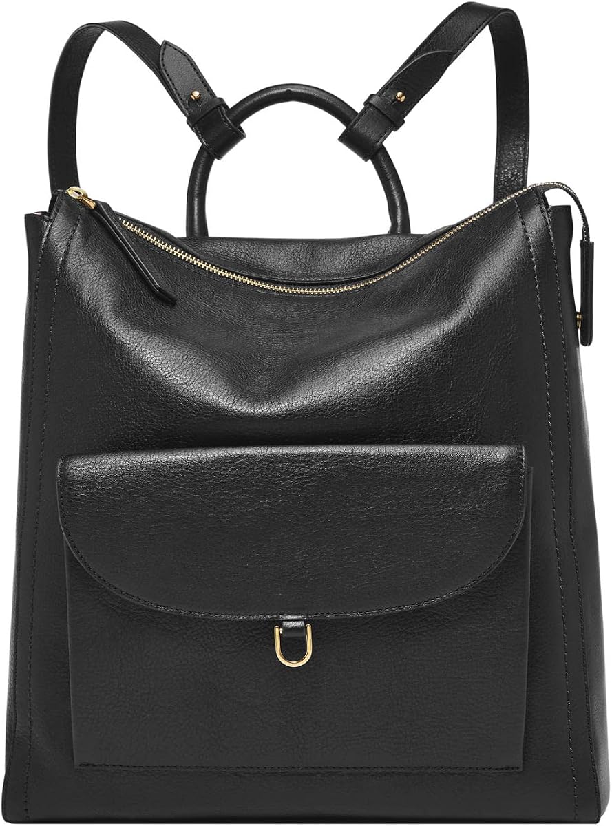 Fossil Parker - Mochila convertible de piel para mujer