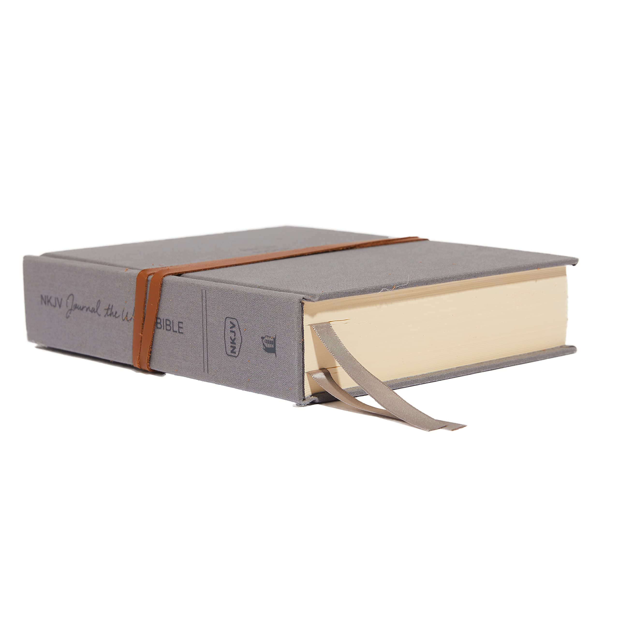 NKJV, Journal the Word Bible, Cloth over Board, Gray, Red Letter, Comfort Print: Reflect, Journal, or Create Art Next to Your Favorite Verses - Image 6