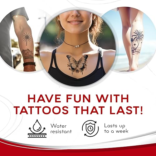 Miniatura 3 de Papel de tatuaje temporal para impresoras INKJET, 10 juegos, tatuajes imprimibles personalizados (10 juegos)