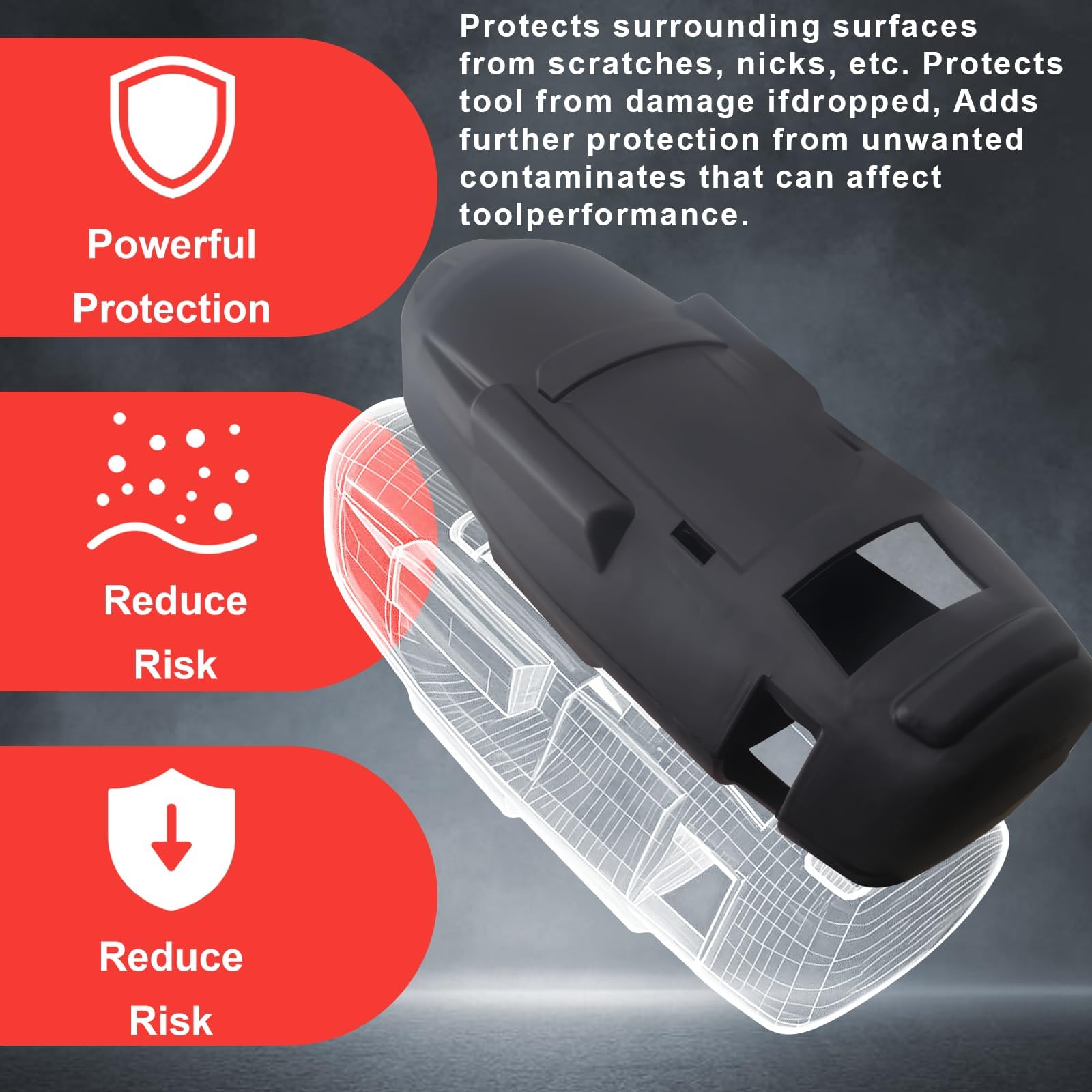 deawater 1-Pack Protective Boot for 18V 1/2