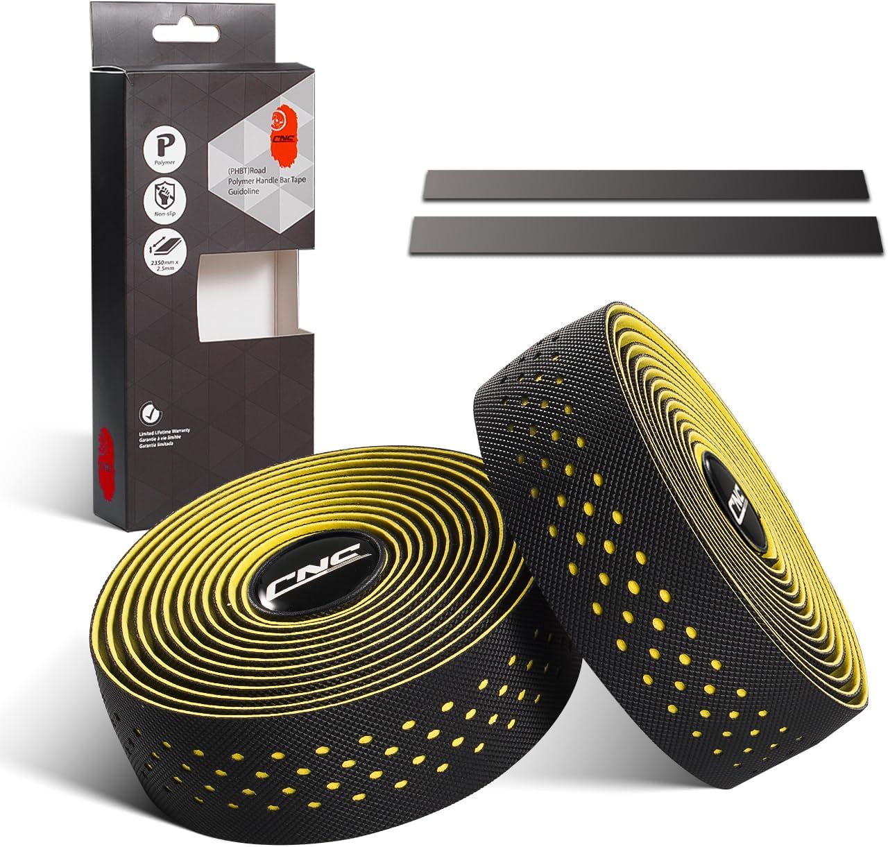 Road Bike Handlebar Tape,2350mm Bicycle Handle Bar Wrap for Gravel Bike.（Blue/Green/Red/Yellow/White/Black/Orange/Carbon pattern）