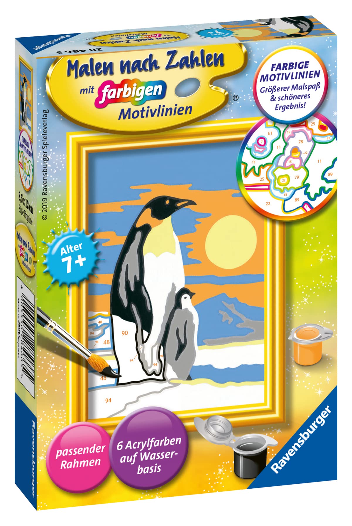 Süße Pinguine - Mal-Set