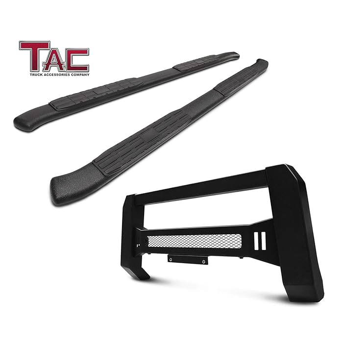 Buy TAC Running Boards & Modular Bull Bar Combo Fit 20092018 Dodge Ram