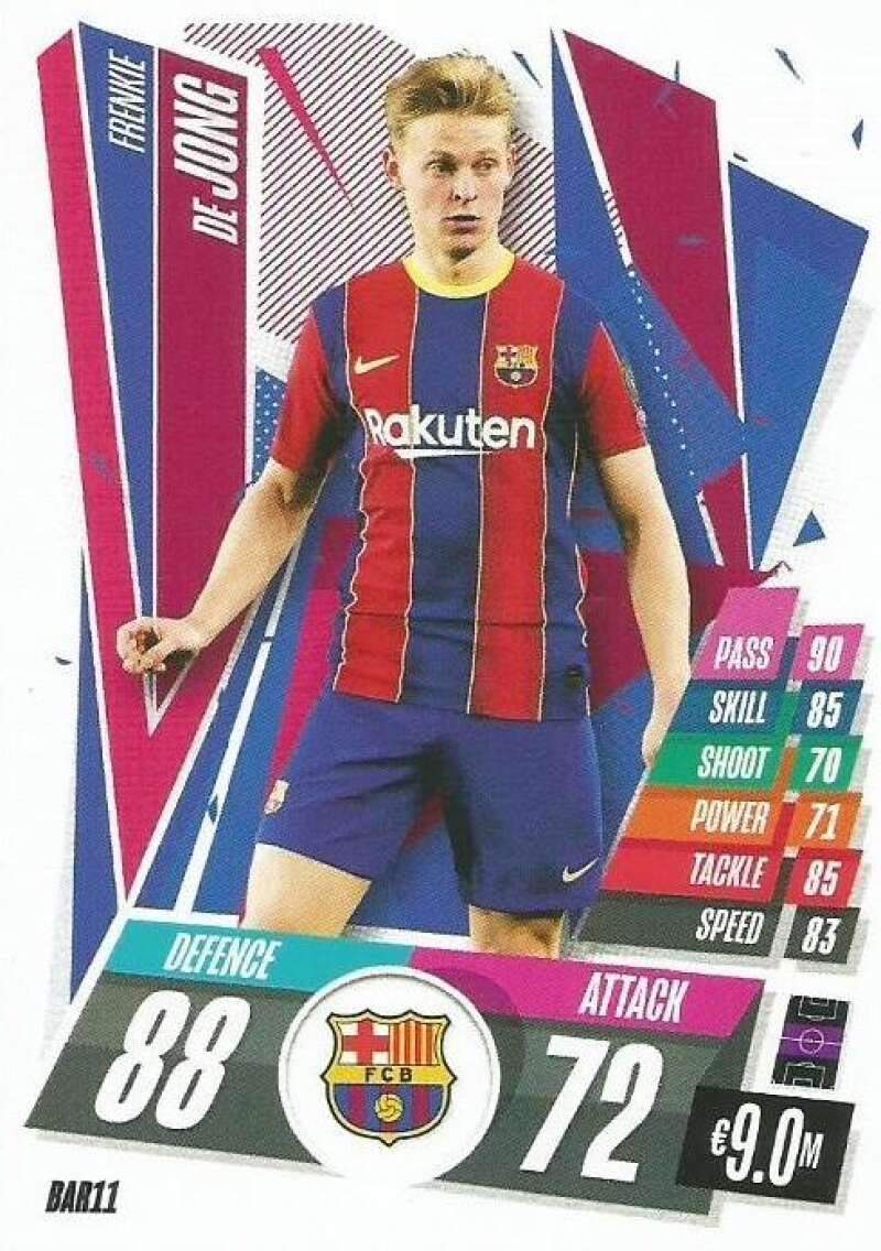 Amazon.com: 2020-21 Topps Match Attax UEFA Champions League #BAR11