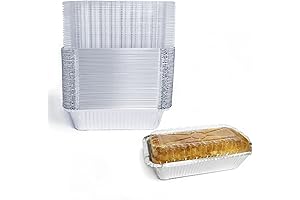 Disposable Loaf Pan with Lid for Baking