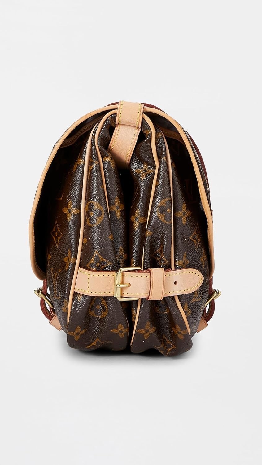 WHAT GOES AROUND COMES AROUND Women's Pre-Loved Louis Vuitton Monogram Saumur Crossbody Bag 30 - Image 6