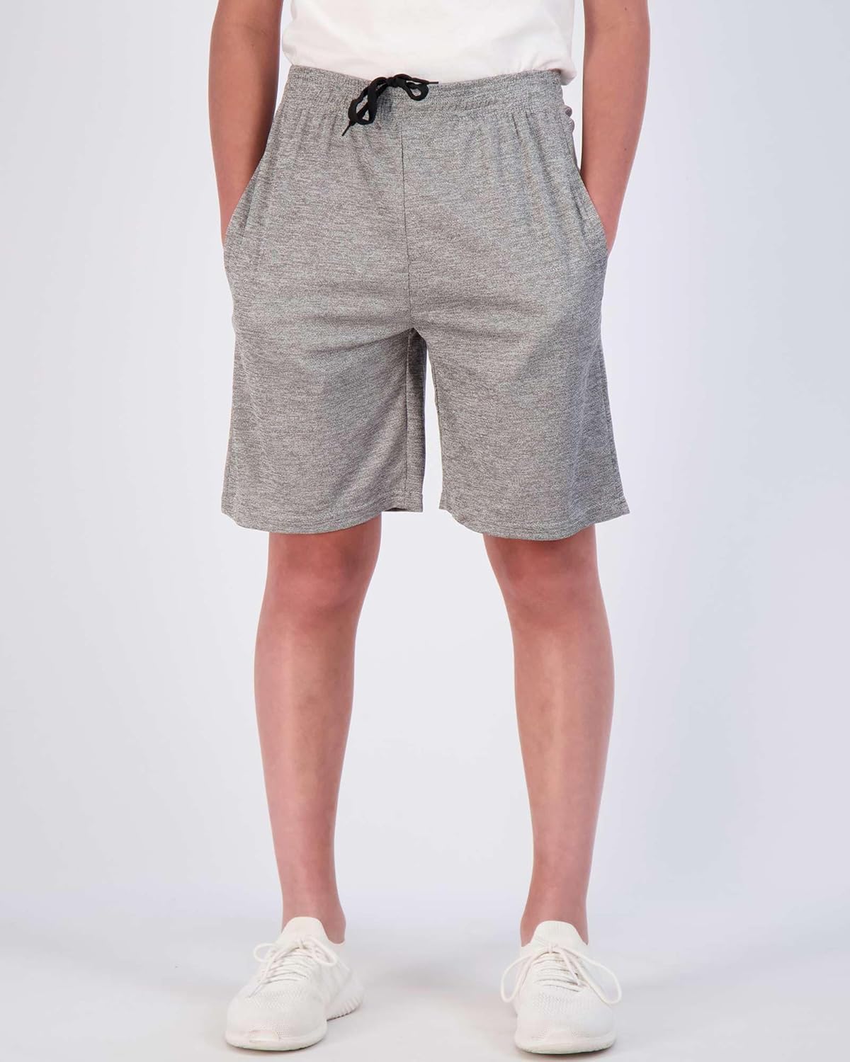 Real Essentials 5 Pack: Boys' Mesh Basketball Athletic Shorts with Pockets – Teen Kids Youth Quick Dry Soccer Running Gym - Image 2