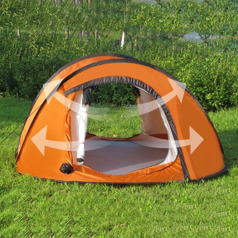 Outsunny Tenda Pop-Up per 2-3 Persone con Finestre in Rete Cachi Outsunny Tenda Pop-Up per 2-3 Persone con Finestre in Rete Cachi
