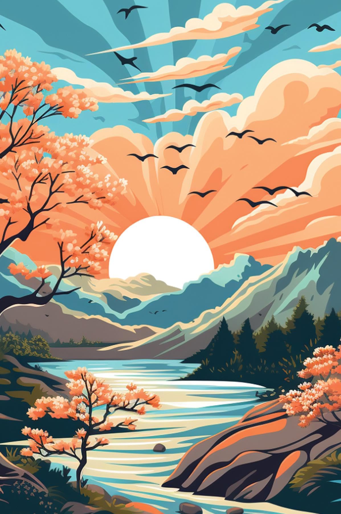 Sunrise Hardback Journal