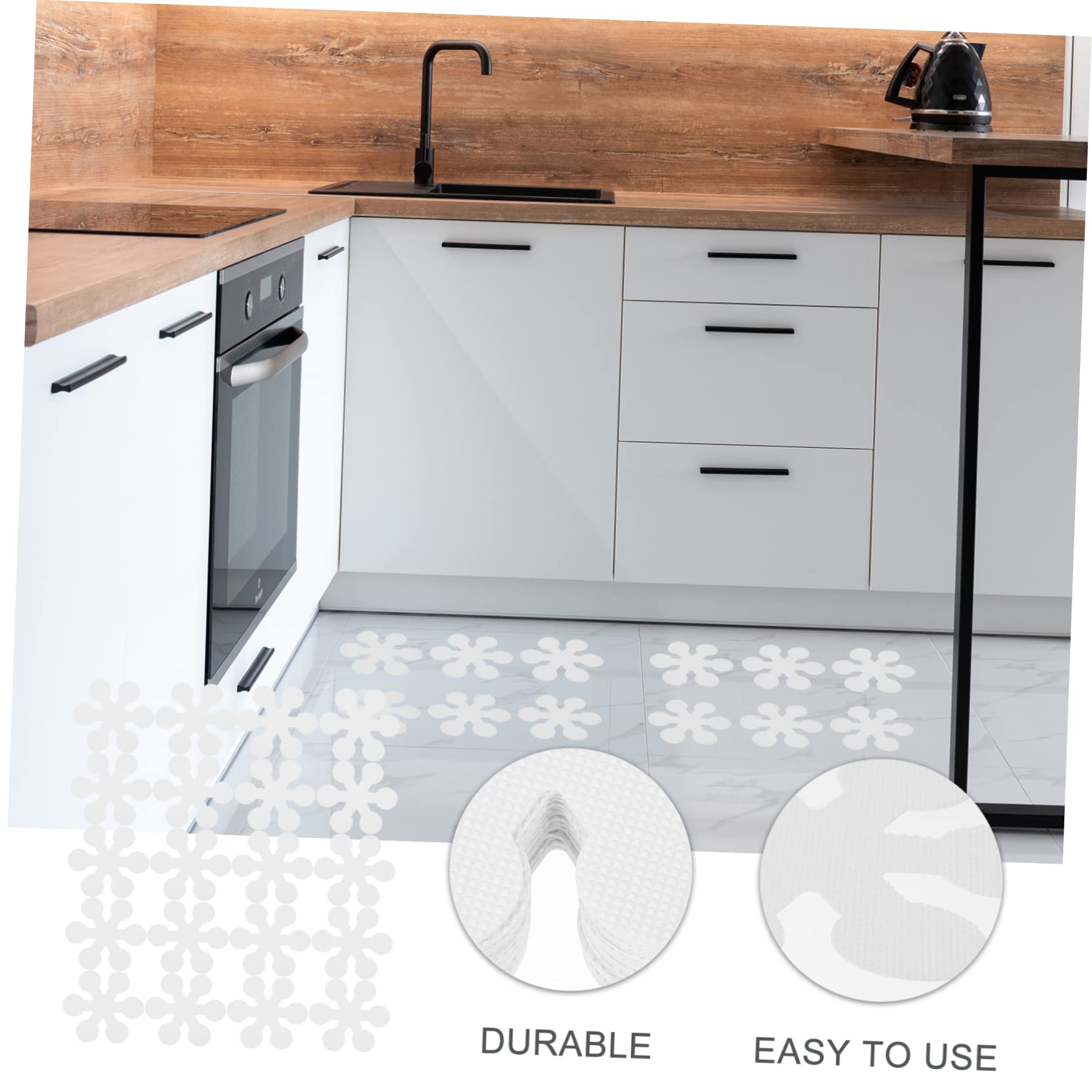 100piezas Pegatinas Antideslizantes para Baño y Ducha Forma De De Adhesivas y Resistentes Al Agua para Suelos De Azulejos y Superficies Lisas