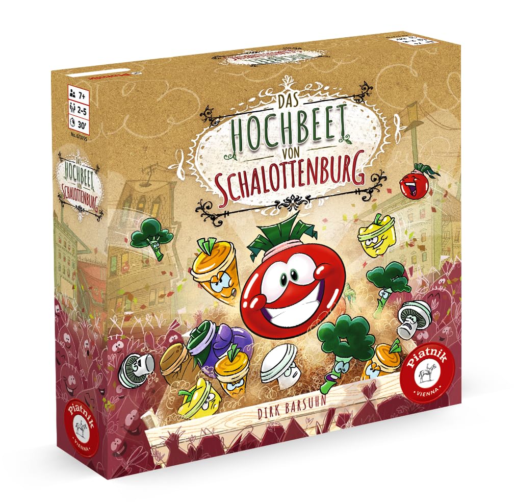 Das Hochbeet von Schalottenburg - Gerangel im Gemüsebeet! Ein spannendes Plättchen Legespiel.