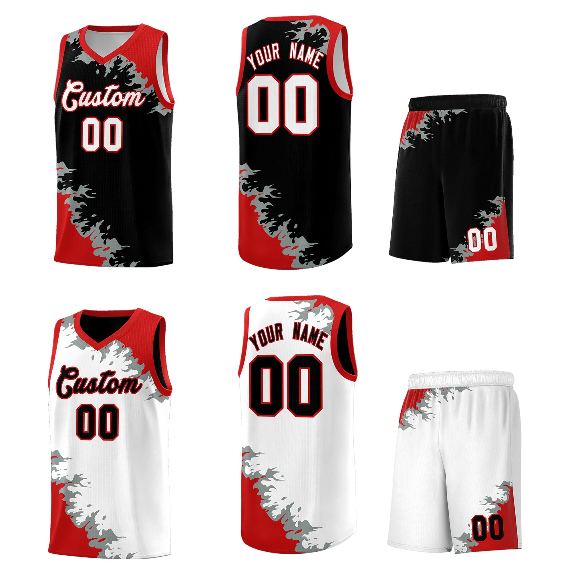 KXK Custom Reversible Basketball Jersey For Men, Women, And Youth With Double-Sided Sets And Personalized Print For Name, Number, And Logo_voghion.com