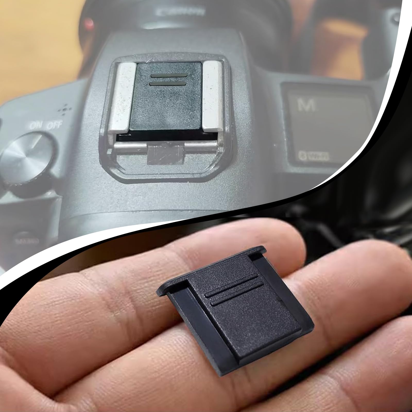 Couvre-griffe flash pour Nikon série Z, DSLR, Panasonic S5, GH5, Olympus OM-D & PEN – Compatible griffe ISO, résistant à la poussière et à l’humidité, lot de 4