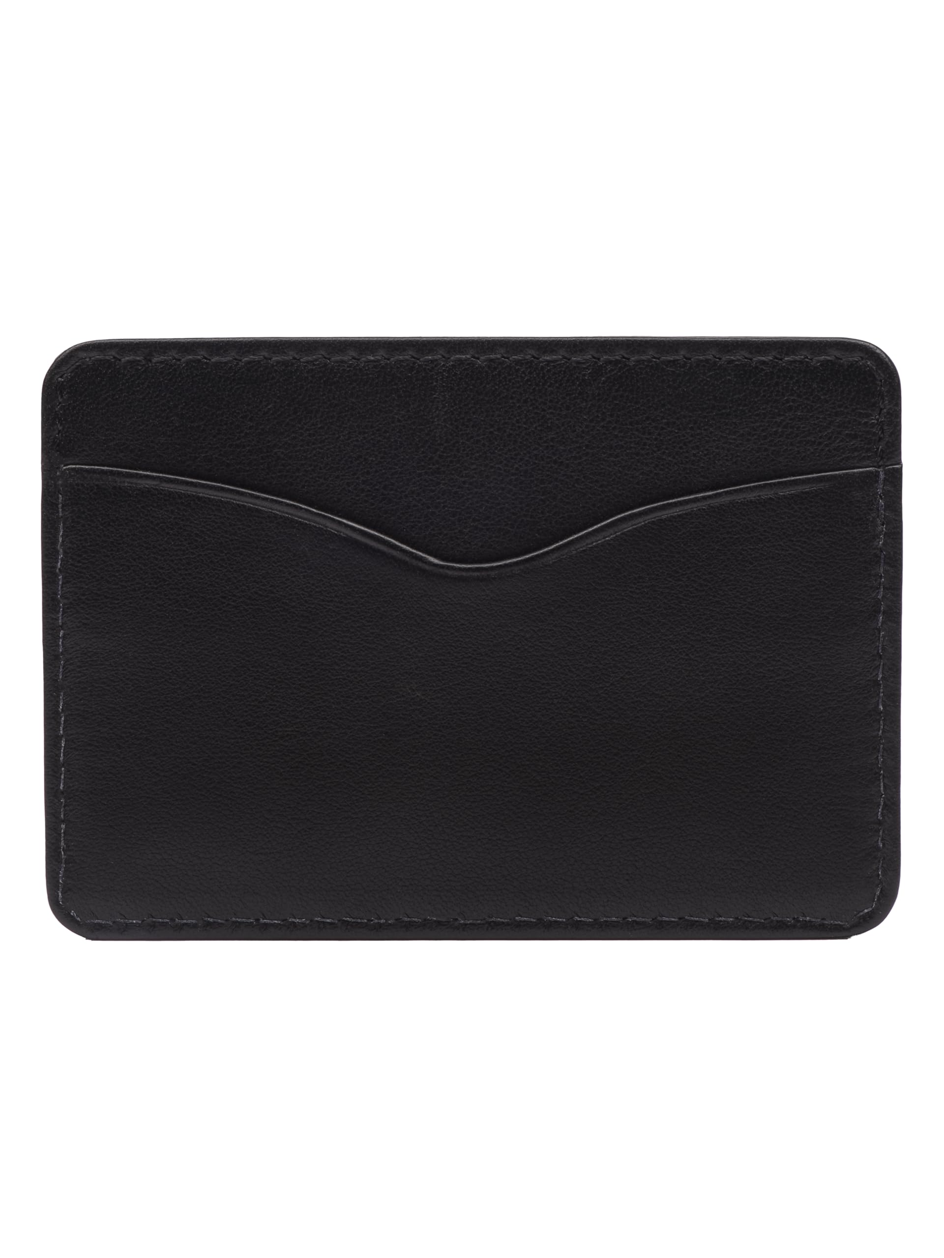 Birds Of Passage Swift Card Holder Wallet | Handmade with New Zealand Leather | 4 Card Sleeves | Sleek, Sophisticated Minimalist Wallet | Elegant & Durable | Slim Card Sleeve for Men & Women - Black